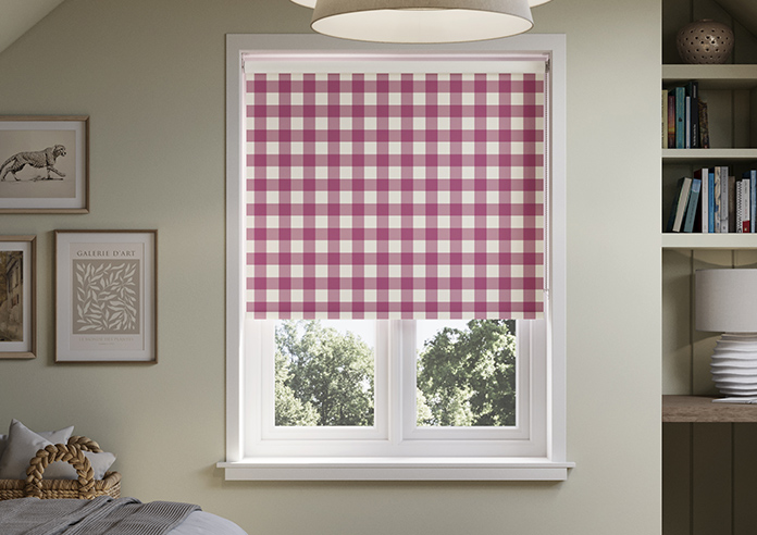 Gingham, Cosmos - Twist&Fit Roller Blind - Image 3